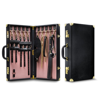 Temptasia Safe Word Bondage Kit with Suitcase - 9 Piece Bondage Set