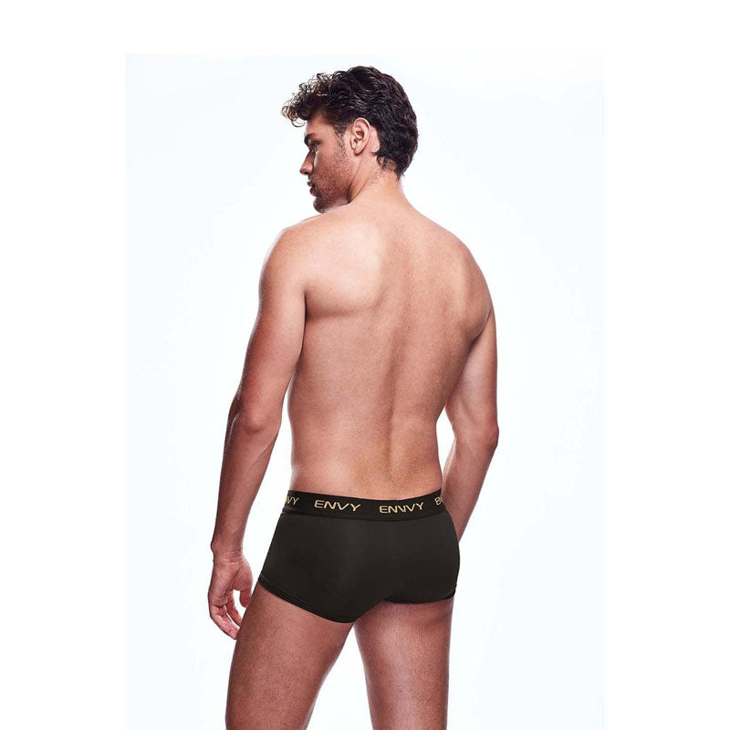 Envy Mesh Short Boxer - Black LXL - Black - L/XL Size