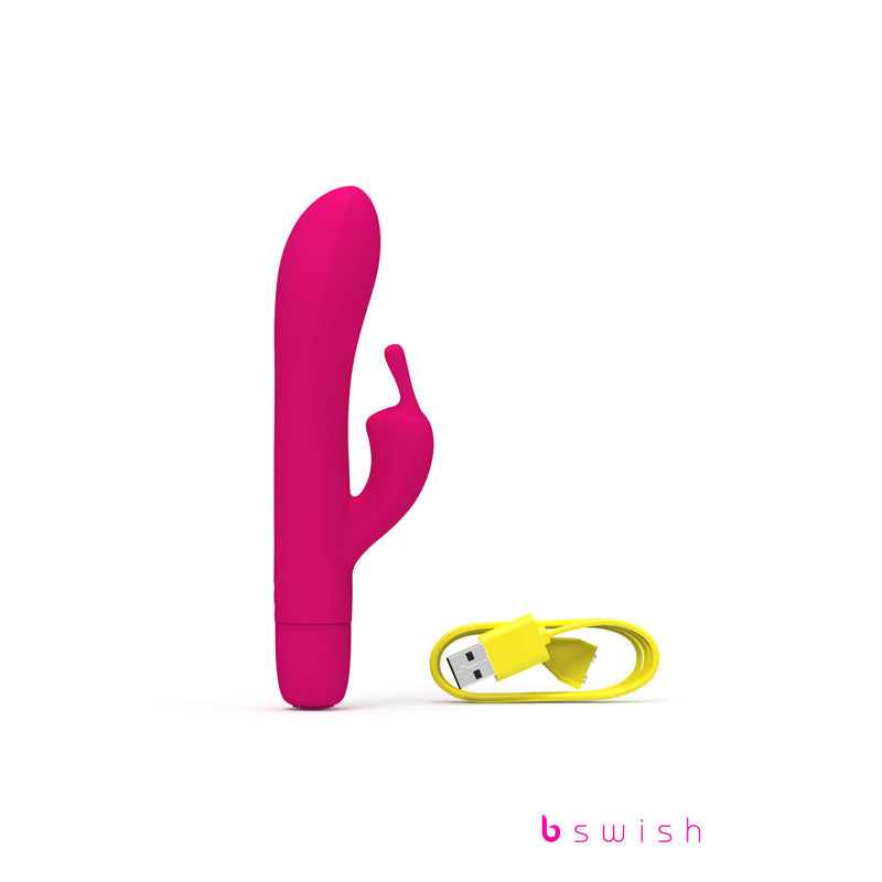 Bwild Classic Bunny Infinite - Sunset Pink - Sunset Pink 15.2 cm USB Rechargeable Rabbit Vibrator