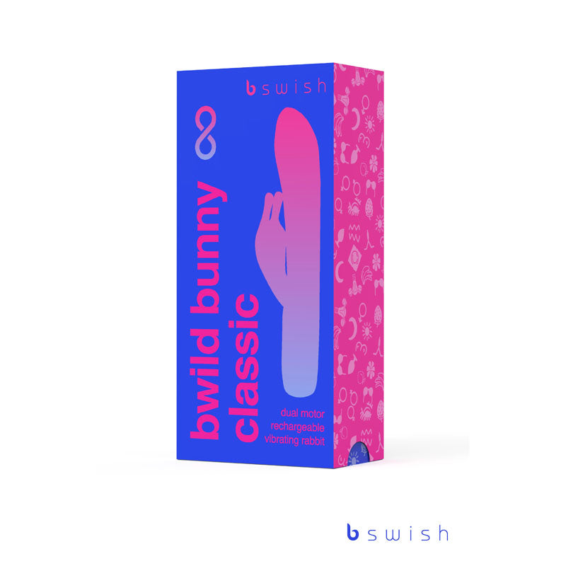 Bwild Classic Bunny Infinite - Pacific Blue - Pacific Blue 15.2 cm USB Rechargeable Rabbit Vibrator