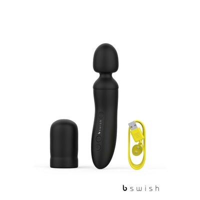 Bthrilled Premium - Noir               - Black 21 cm USB Rechargeable Massage Wand