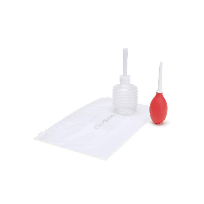 CleanScene 4 Piece Mini Travel Douche with One Way Valve