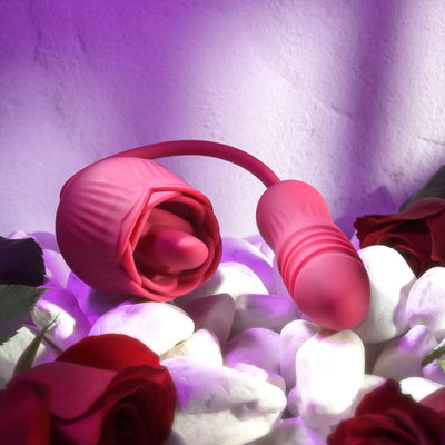 Evolved WILD ROSE - Red USB Rechargeable Flickering Stimulator