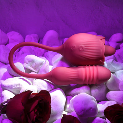 Evolved WILD ROSE - Red USB Rechargeable Flickering Stimulator