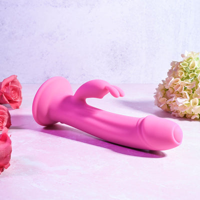 Evolved SOMEBUNNY TO LOVE - Pink 19.7 cm USB Rechargeable Rabbit Vibrator