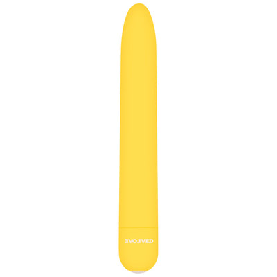 Evolved Sunny Sensations - Yellow 18.6 cm USB Rechargeable Vibrator