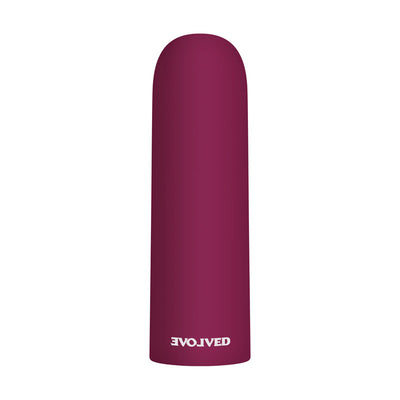 Evolved Mighty Thick - Burgundy Red 9 cm USB Rechargeable Bullet