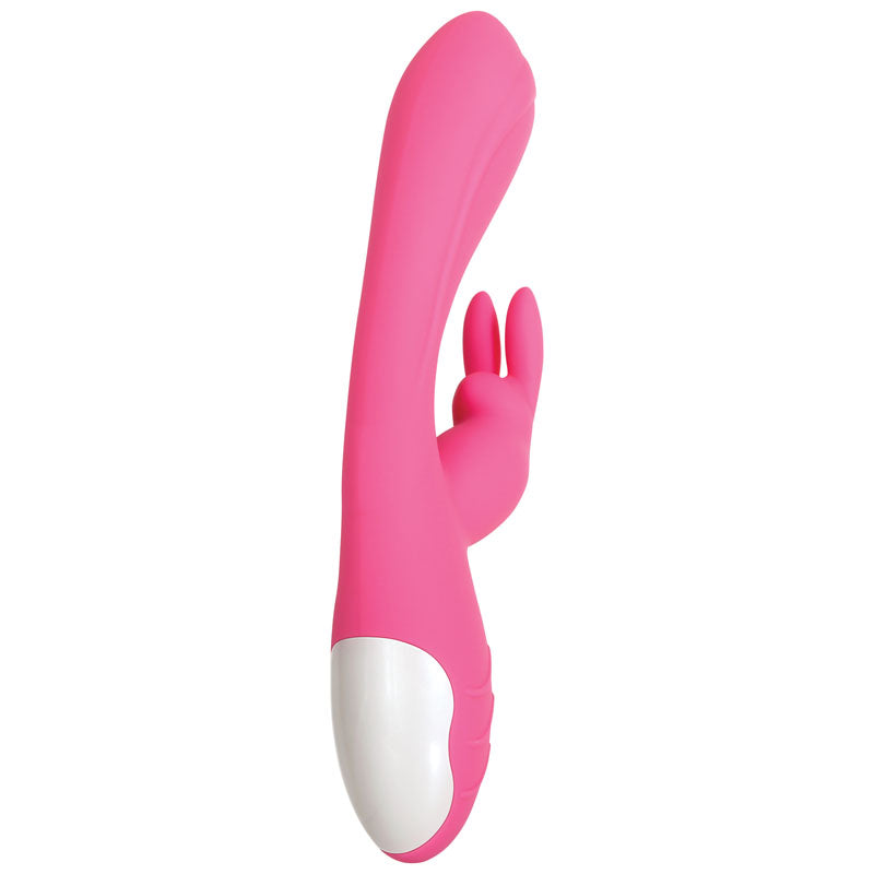 Evolved Bunny Kisses - Pink 20 cm USB Rechargeable Rabbit Vibrator