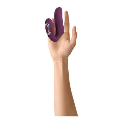 Evolved Helping Hand - Purple USB Rechargeable Dual Finger Stimulator