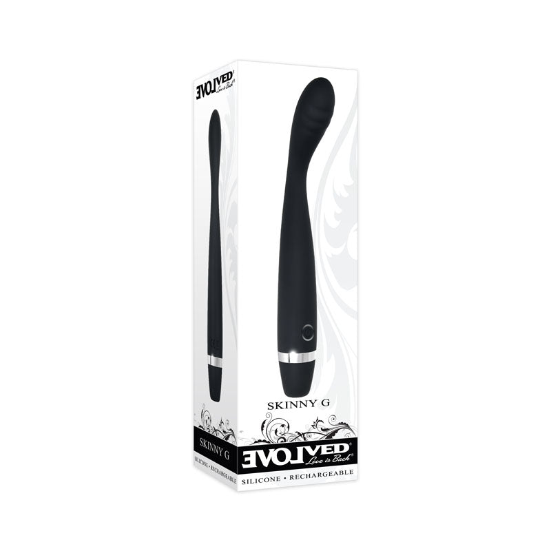 Evolved Skinny G - Black 17.8 cm USB Rechargeable Vibrator