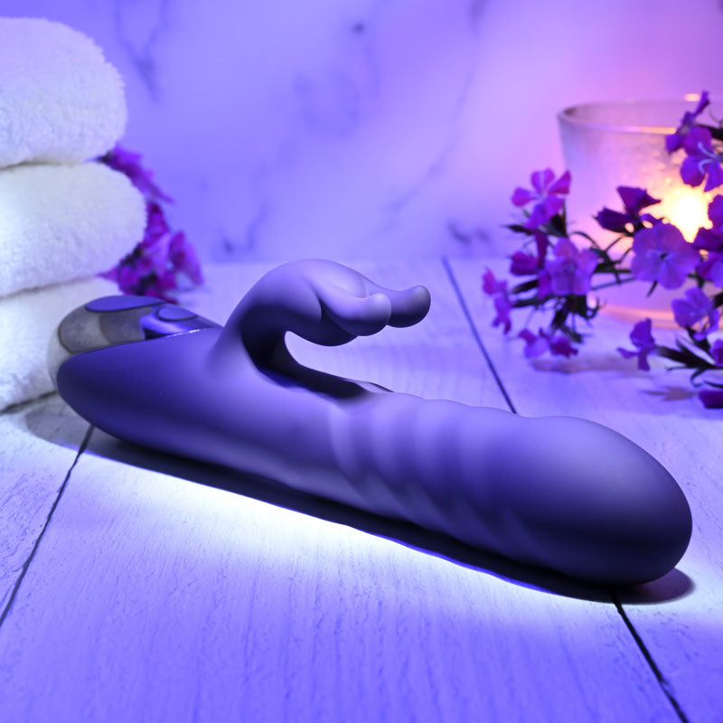 Evolved RASCALLY RABBIT - Purple 22.9 cm USB Rechargeable Rabbit Vibrator