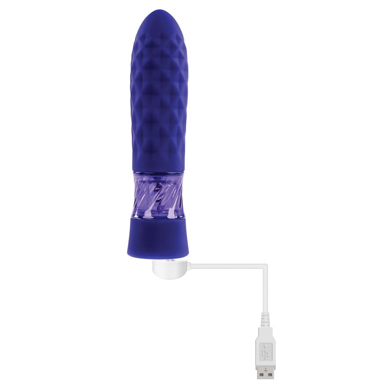 Evolved RAVER - Blue 12.3 cm USB Rechargeable Mini Vibrator