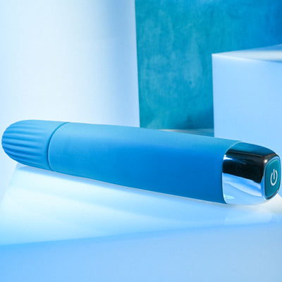 Evolved SUPER SLIM - Blue 19.7 cm USB Rechargeable Vibrator