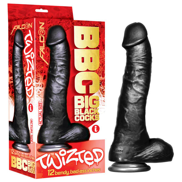 BBC (Big Black Cocks) - Twizted - Black 30.5 cm (12&