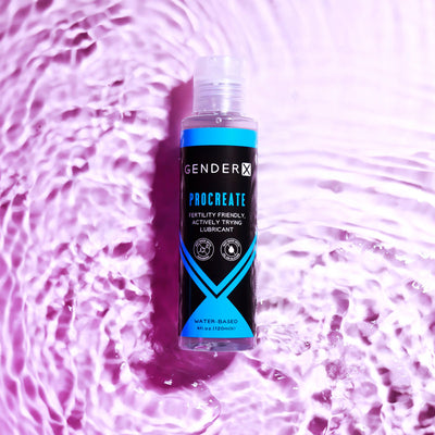 Gender X PROCREATE - 120 ml - Fertility Friendly Water Based Lubricant - 120 ml