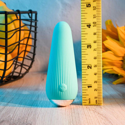 Gender X O-CONE - Blue 10.8 cm (4.25'') USB Rechargeable Bullet