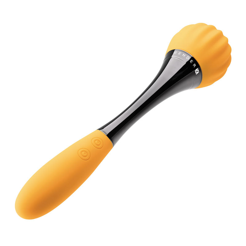 Gender X SUNFLOWER - Yellow 20 cm USB Rechargeable Massage Wand