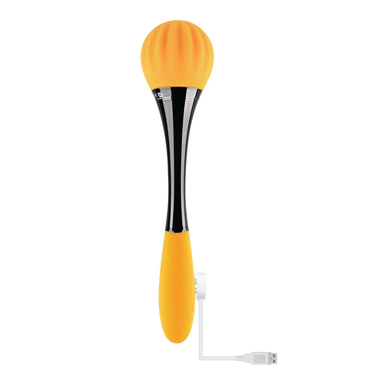 Gender X SUNFLOWER - Yellow 20 cm USB Rechargeable Massage Wand