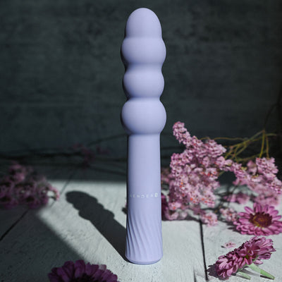 Gender X BUMPY RIDE - Purple 17.4 cm USB Rechargeable Vibrator