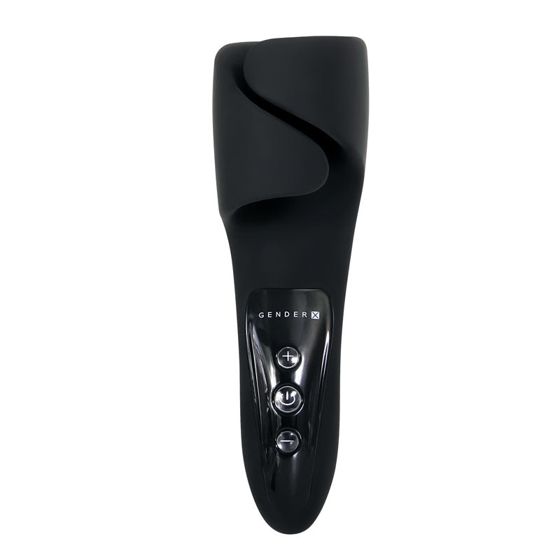 Gender X THE EMBRACE - Black USB Rechargeable Male Vibrator