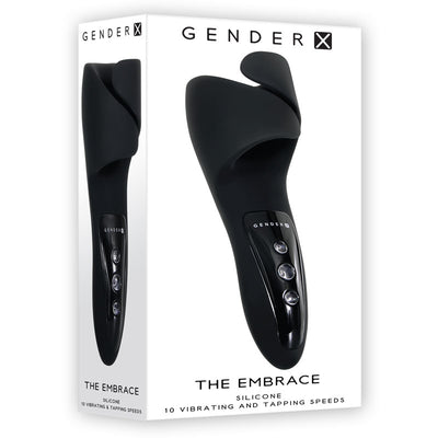 Gender X THE EMBRACE - Black USB Rechargeable Male Vibrator