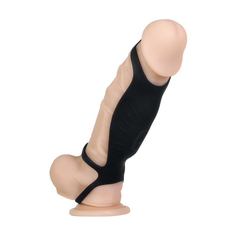 Gender X ROCKETEER - Black USB Rechargeable Vibrating Penis Sleeve