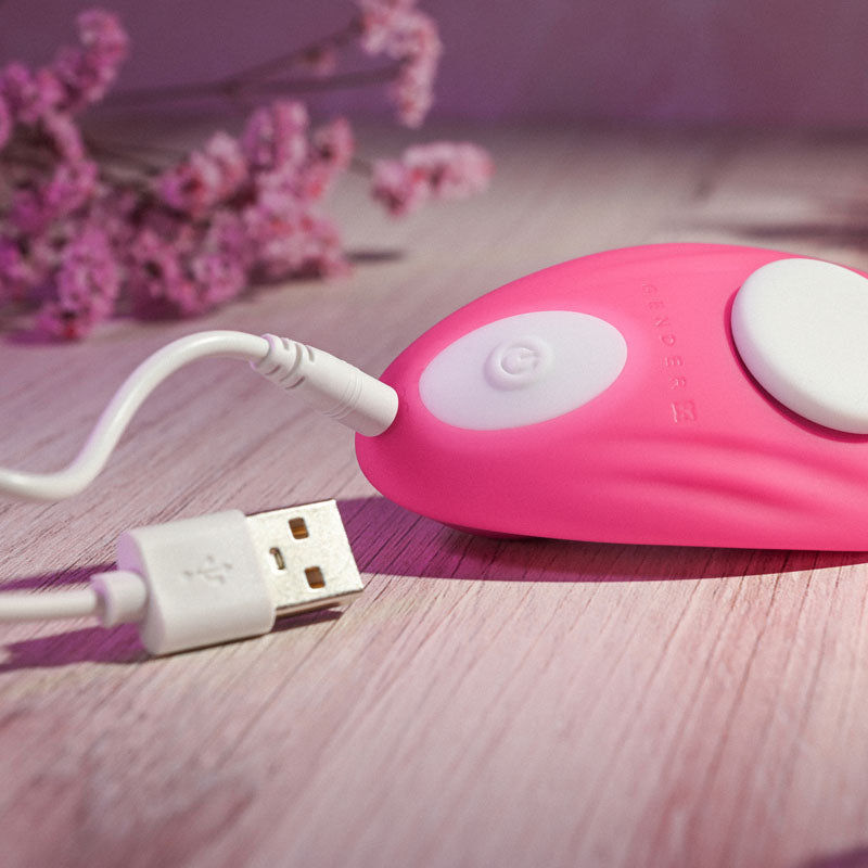 Gender X UNDER THE RADAR - Pink USB Rechargeable Panty Vibe