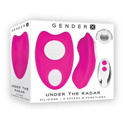 Gender X UNDER THE RADAR - Pink USB Rechargeable Panty Vibe