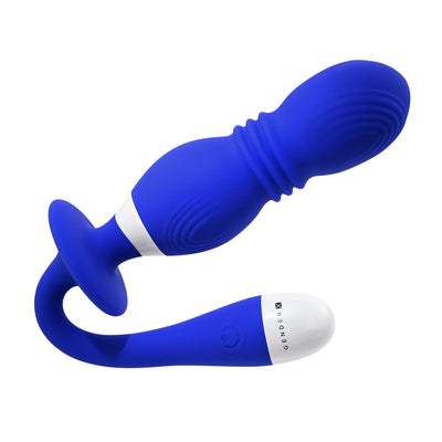 Gender X PLAY BALL - Blue 25 cm USB Rechargeable Thrusting & Vibrating Orbs