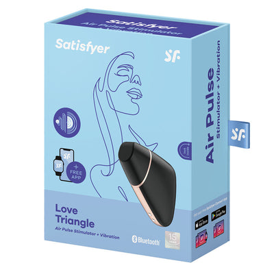 Satisfyer Love Triangle - App Contolled Touch-Free USB-Rechargeable Clitoral Stimulator with Vibration