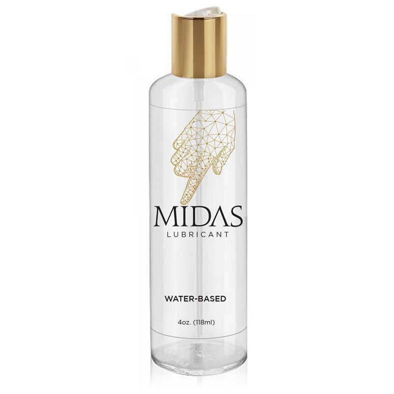 Midas Water Based Lube - Water Based Lubricant - 118 ml Bottle