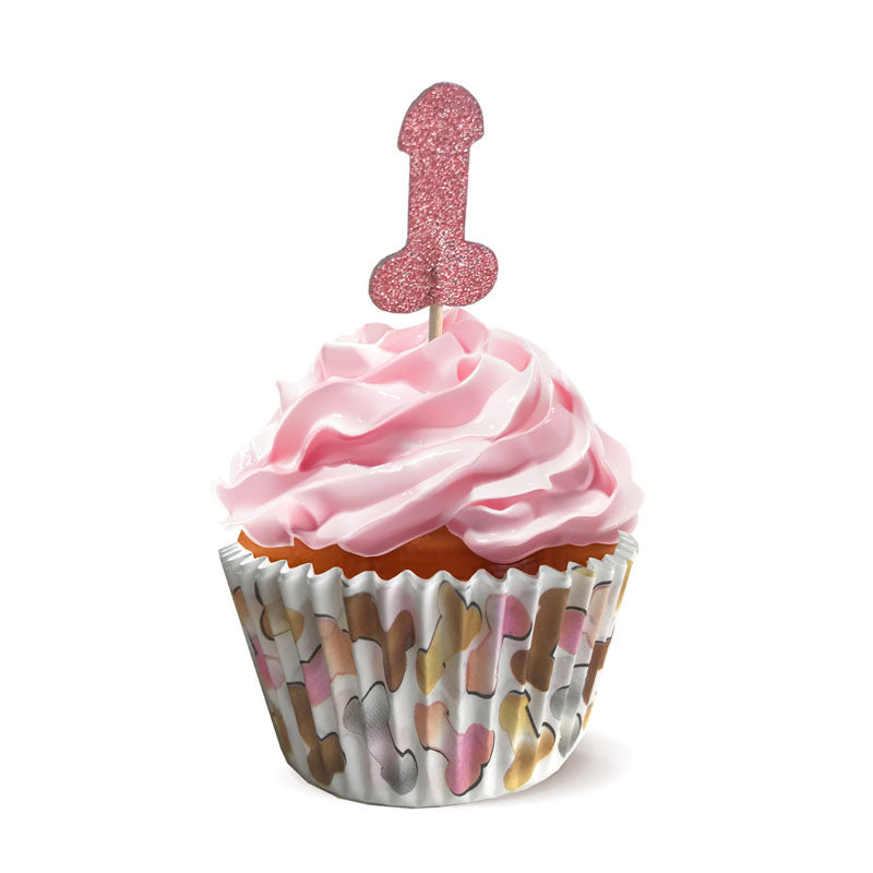 Glitterati - Penis Party Cupcake Set