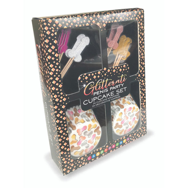 Glitterati - Penis Party Cupcake Set