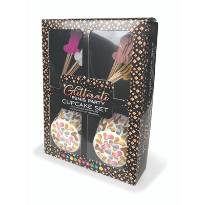 Glitterati - Penis Party Cupcake Set