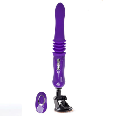 Maia Monroe - Purple 38 cm USB Rechargeable Thrusting Vibrator