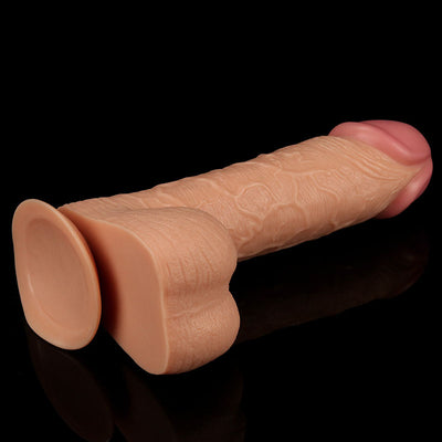 King Size 9'' Realistic Dildo - Flesh 23 cm Dong