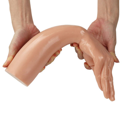 King Sized 13.5'' Realistic Magic Hand - Flesh 36 cm Hand Dildo