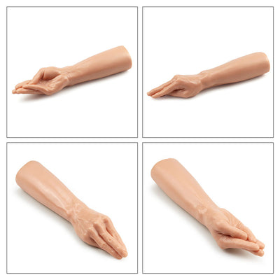 King Sized 13.5'' Realistic Magic Hand - Flesh 36 cm Hand Dildo