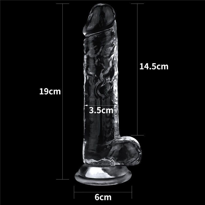 Flawless Clear Dildo 7.5&