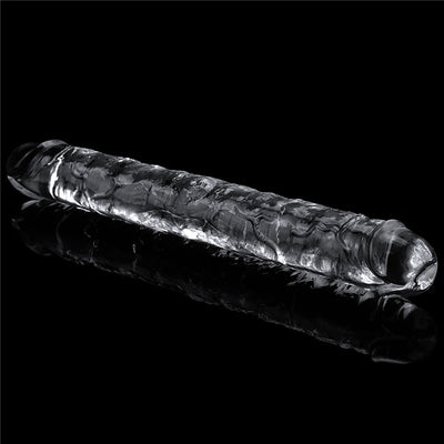 Flawless Clear Double Dildo 12'' - Clear 30 cm Double Dong