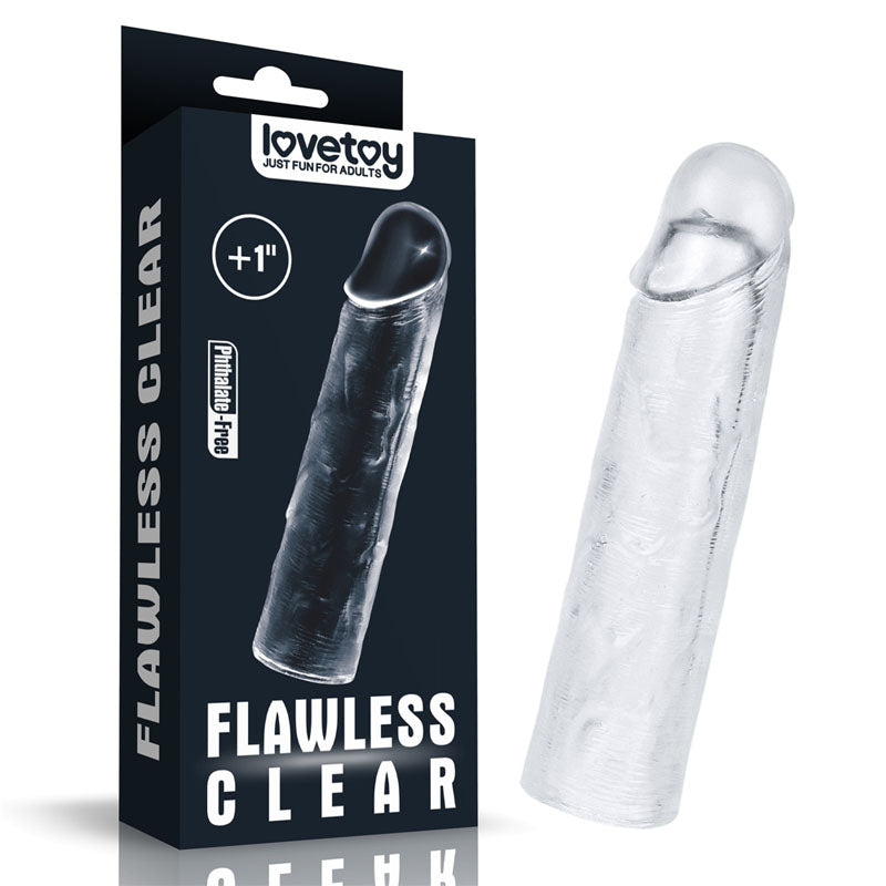 Flawless Clear Penis Sleeve 1&