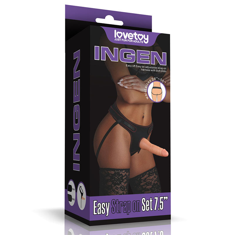 Ingen Easy Strap-On Set - Flesh 19 cm (7.5&