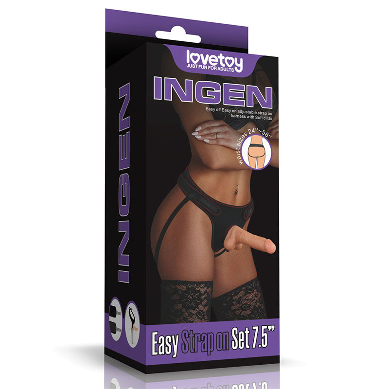 Ingen Easy Strap-On Set - Flesh 19 cm (7.5&