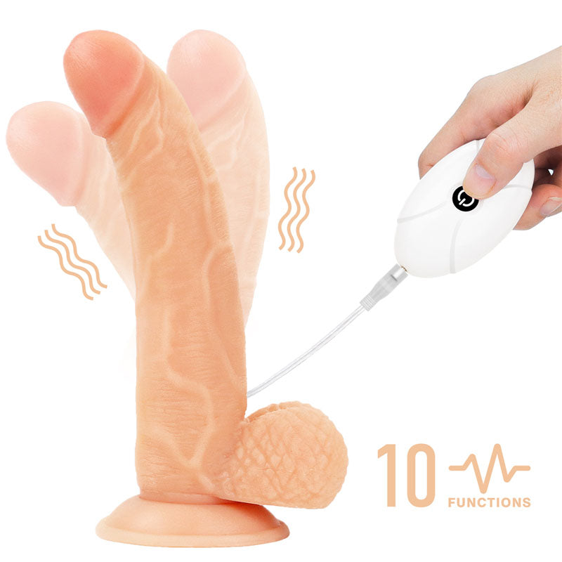 Ingen Vibrating Easy Strap-On Set - Flesh 21.6 cm (8.5&