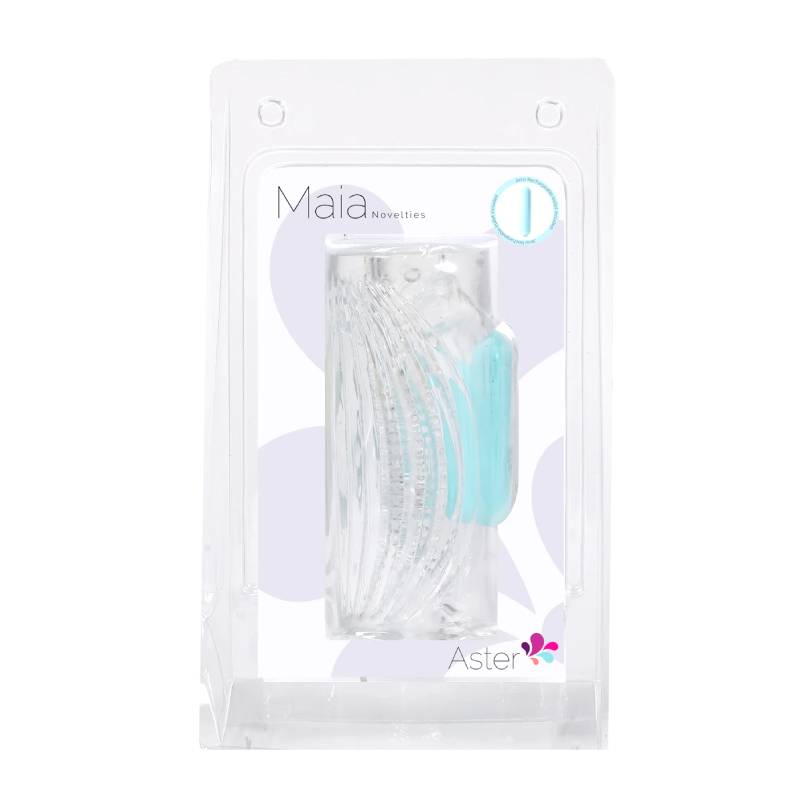 Maia Aster - Clear Vibrating Stroker Sleeve