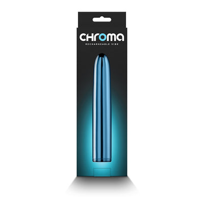 Chroma - Teal - Metallic Teal 17 cm USB Rechargeable Vibrator