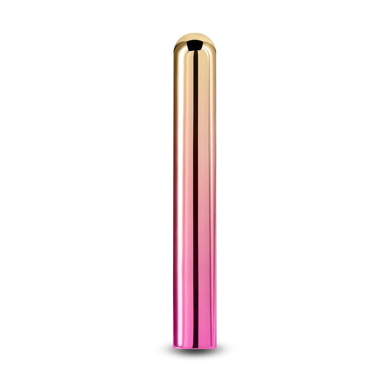 Chroma Sunrise - Large - Metallic Pink/Gold 13.8 cm USB Rechargeable Vibrator