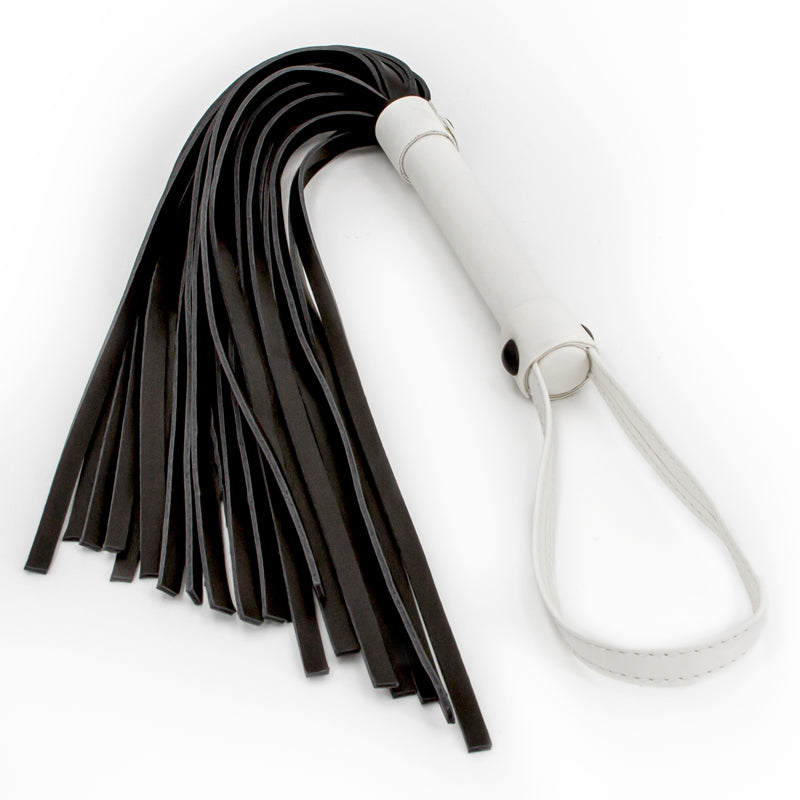 GLO Bondage Flogger - Glow In Dark Whip