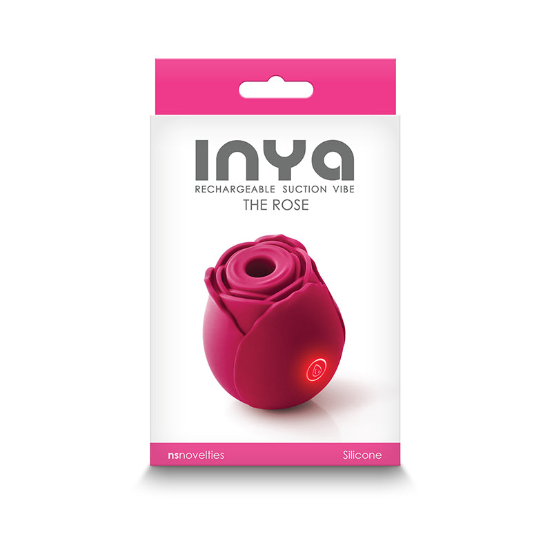 INYA The Rose - Red - Red Clitoral Air Pulsation Stimulator