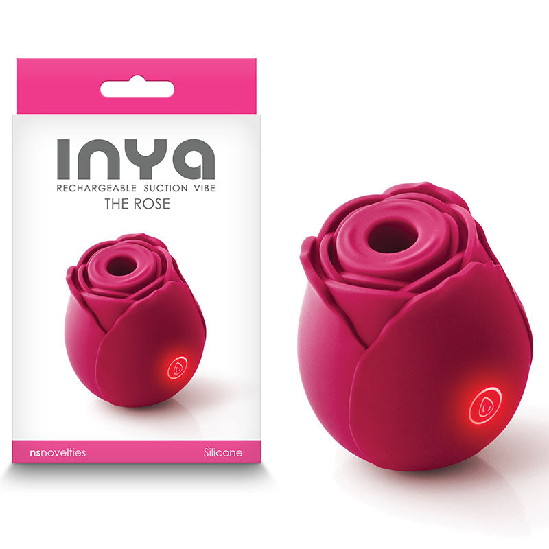 INYA The Rose - Red - Red Clitoral Air Pulsation Stimulator